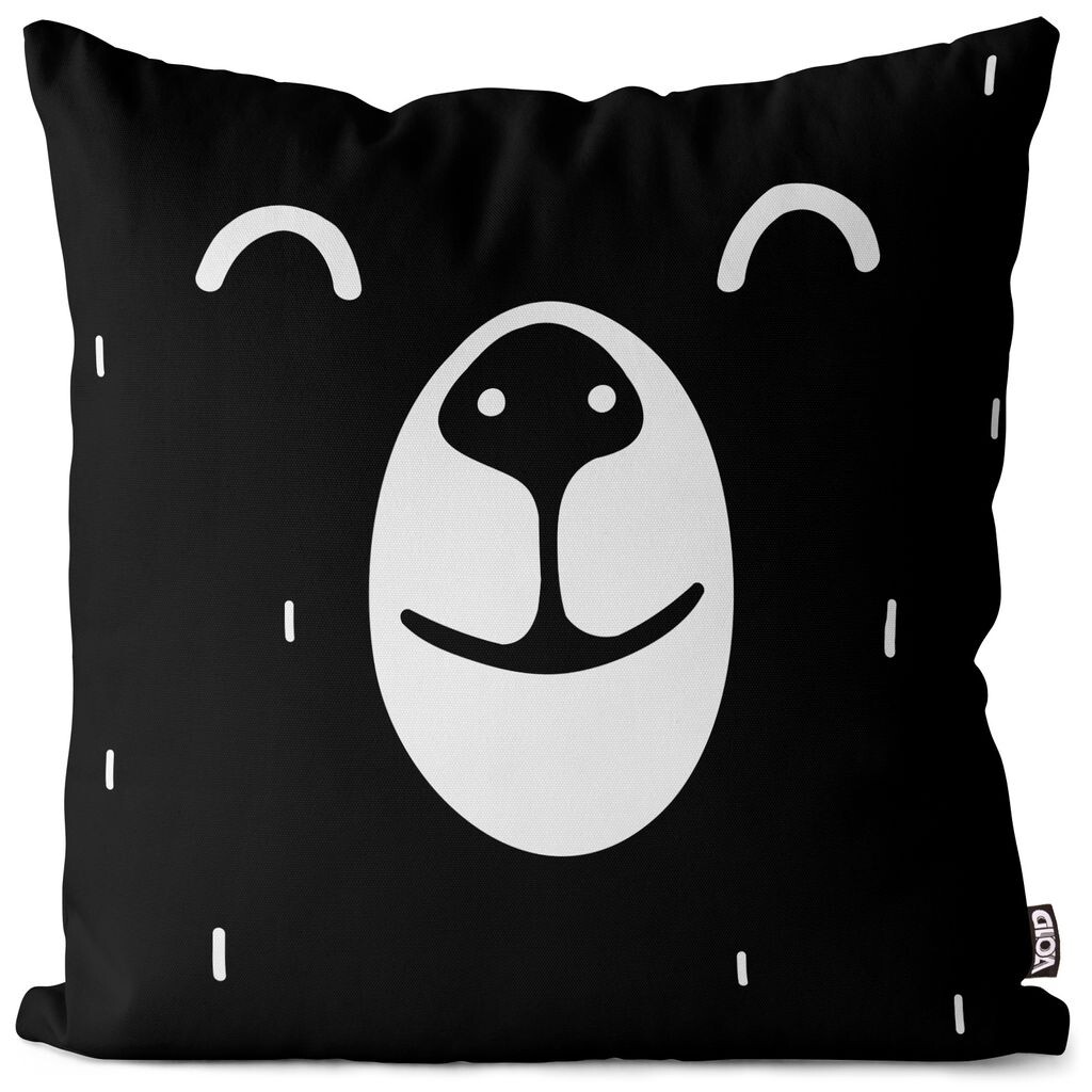 

VOID Bear Симпатичные животные Чехол для подушки для лица Полиэстер Водонепроницаемая подушка для улицы и дома Размер: 60 x 60 см