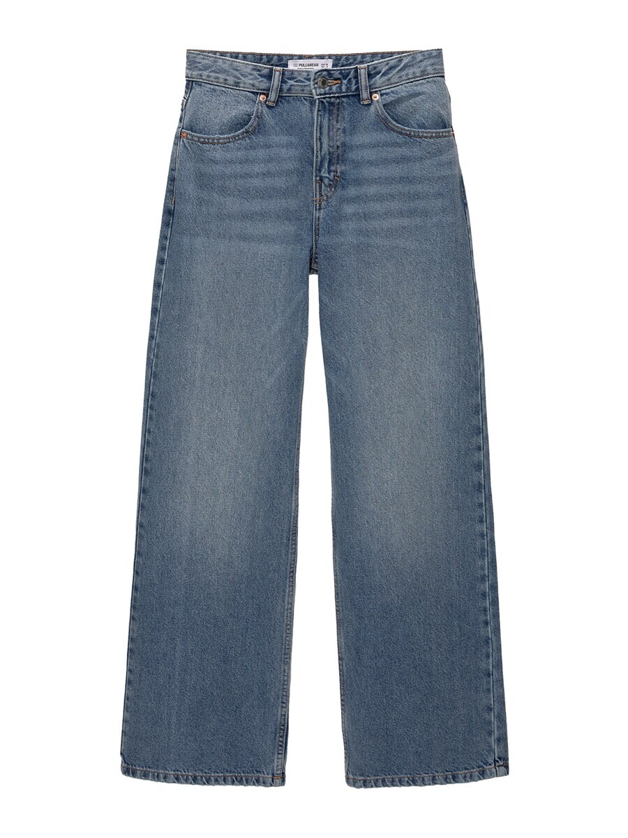 

Джинсы Pull&Bear Wide leg Jeans, синий деним