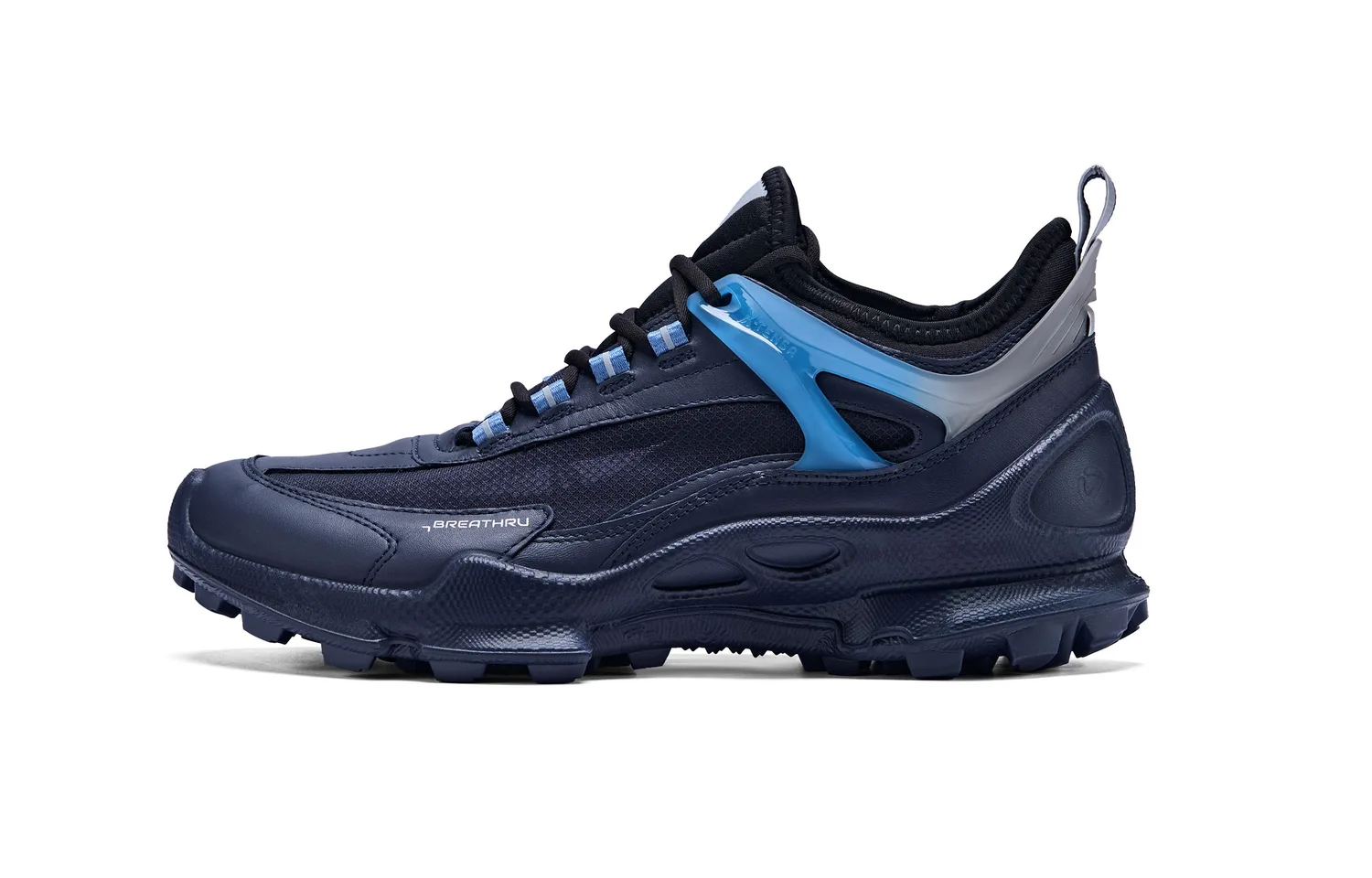 Ecco SS26 BIOM C TRAIL Collection Low top Casual Shoes Men's Ocean Blue/Black 803394