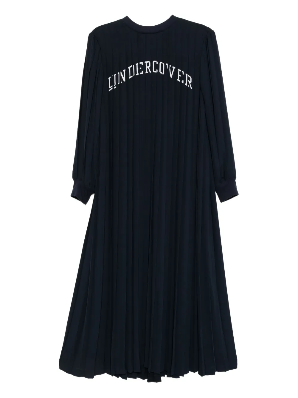 

Платье со складками Undercover, синий