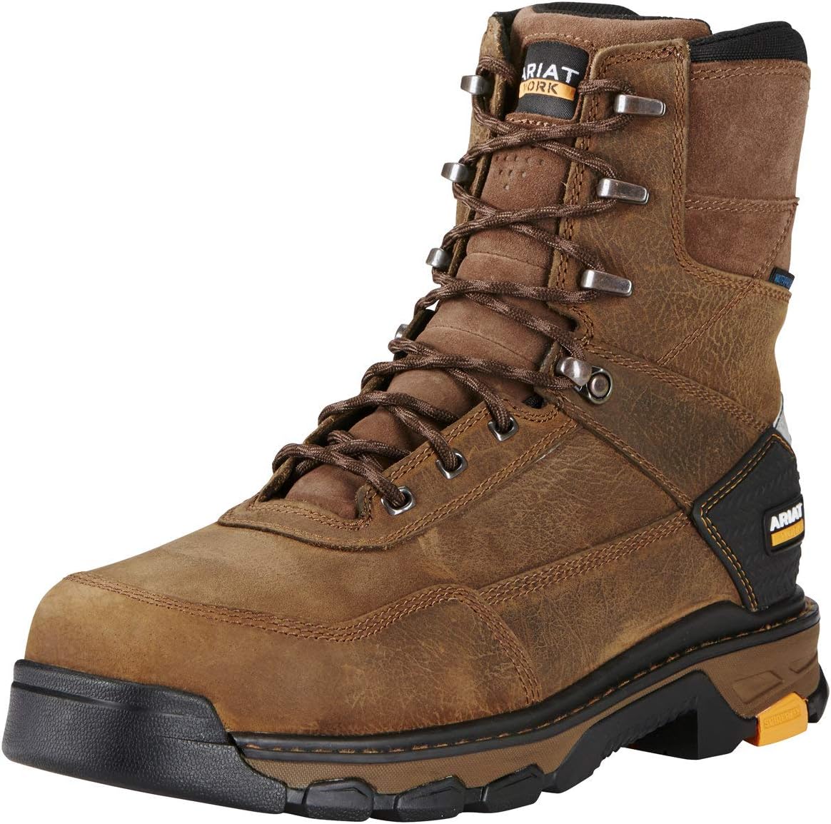 

Мужские ботинки ARIAT Intrepid 8 с водонепроницаемым композитным носком- кожаные ботинки, коричневый