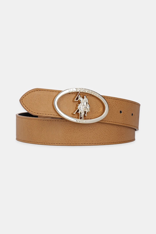 

Кожаный ремень Marshall U.S. Polo Assn., коричневый
