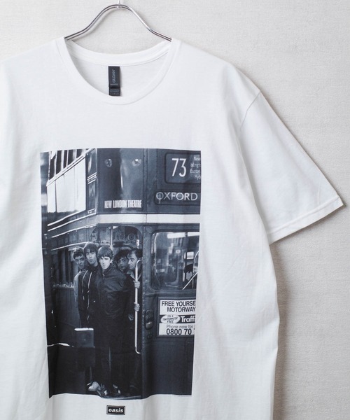 

ROCK-OFF Футболка с принтом, OASIS, белый