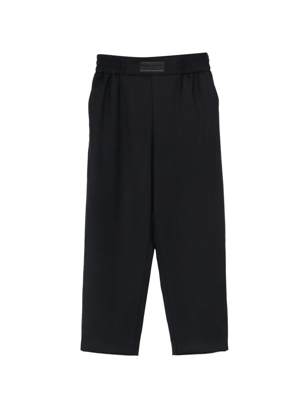 Брюки с эластичным поясом Balmain Kids, синий