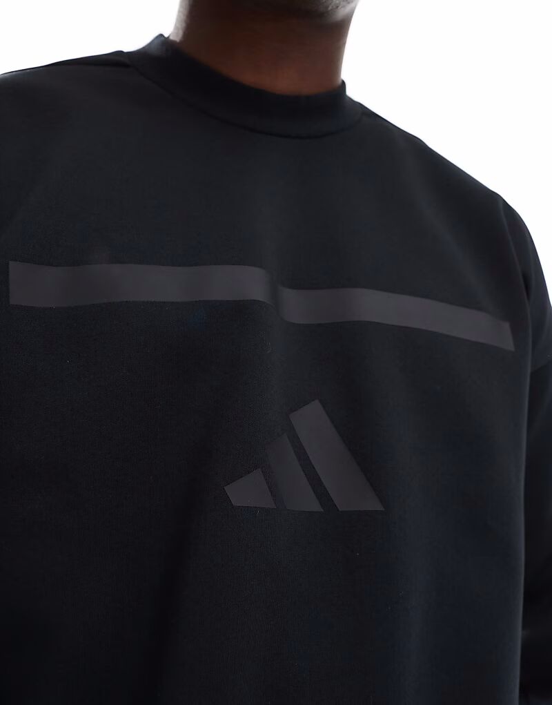 Adidas performance Новая толстовка Adidas zne черного цвета — фото 2
