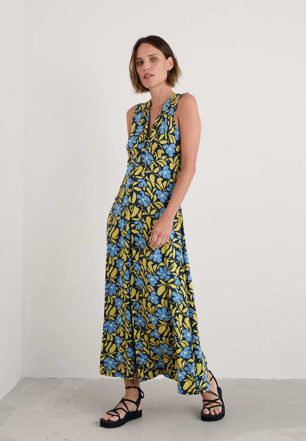 

Платье из джерси Maxi dress Seasalt Cornwall, темно-синий