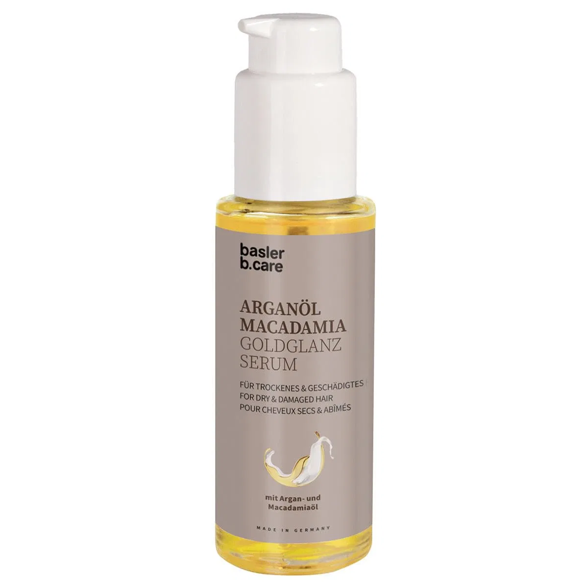 Сыворотка для волос «Argan Oil Macadamia Gold Gloss Serum» от Basler Basler
