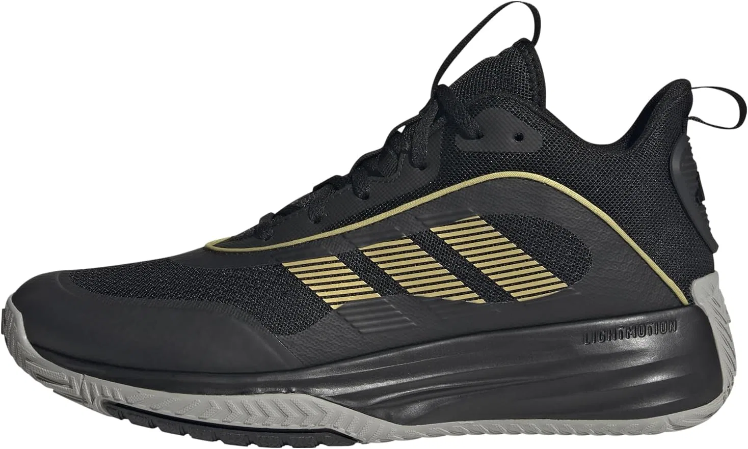 Adidas Originals Мужские кроссовки Adidas Own The Game 3, цвет Core Black/Gold Metallic/MGH Solid Grey, размер 42 EU