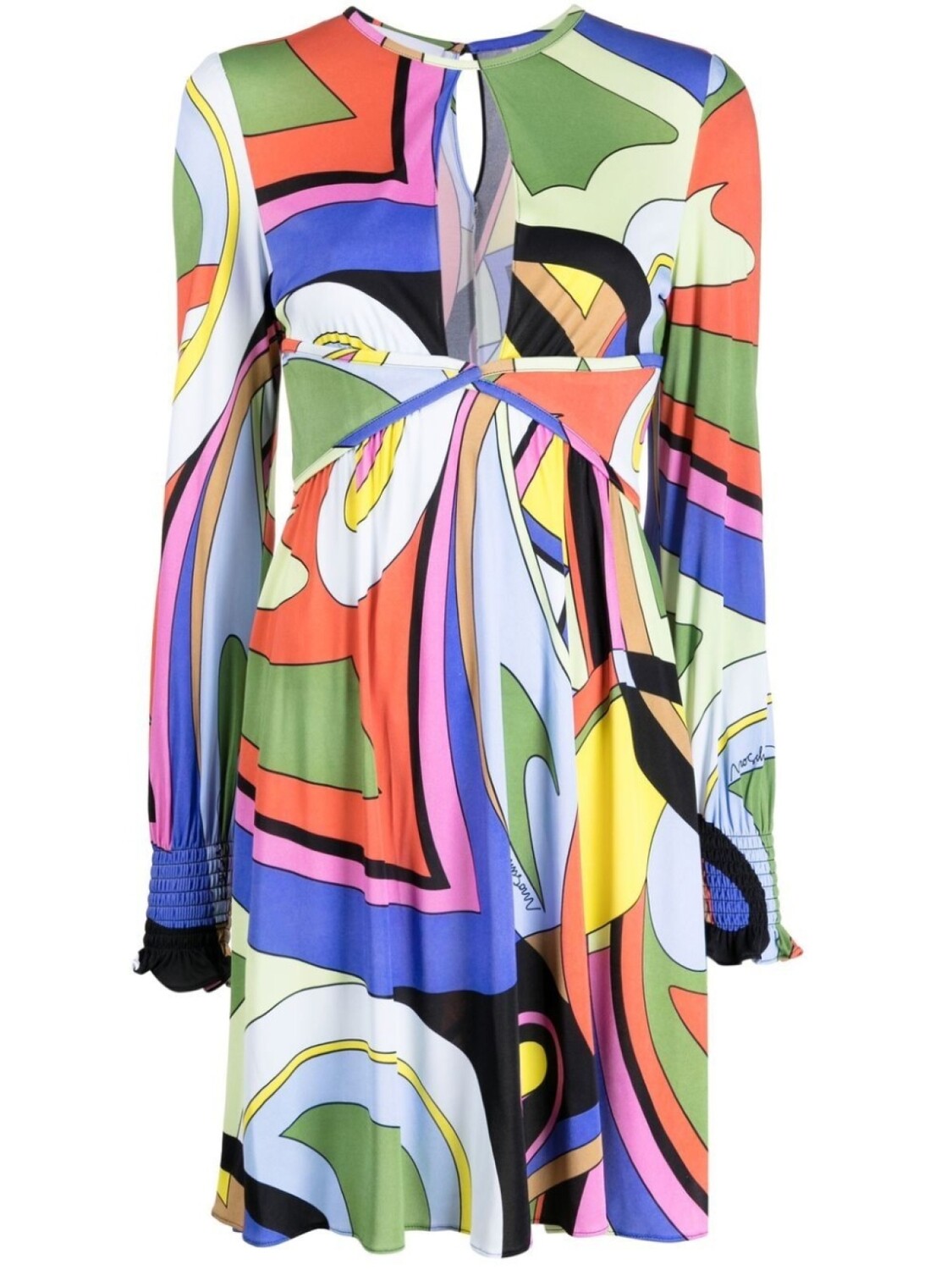 

Moschino платье мини с графичным принтом, зеленый