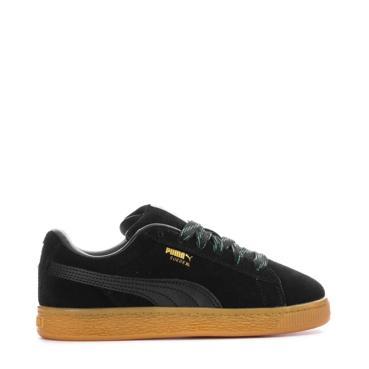 Кроссовки Puma Suede XL 39818502, черные, с резиновой подошвой, низкие, повседневные, HTAT844 — фото 2