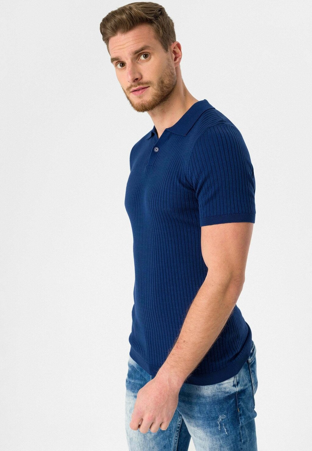 

Рубашка-поло Short Sleeve Moxx Paris, синий