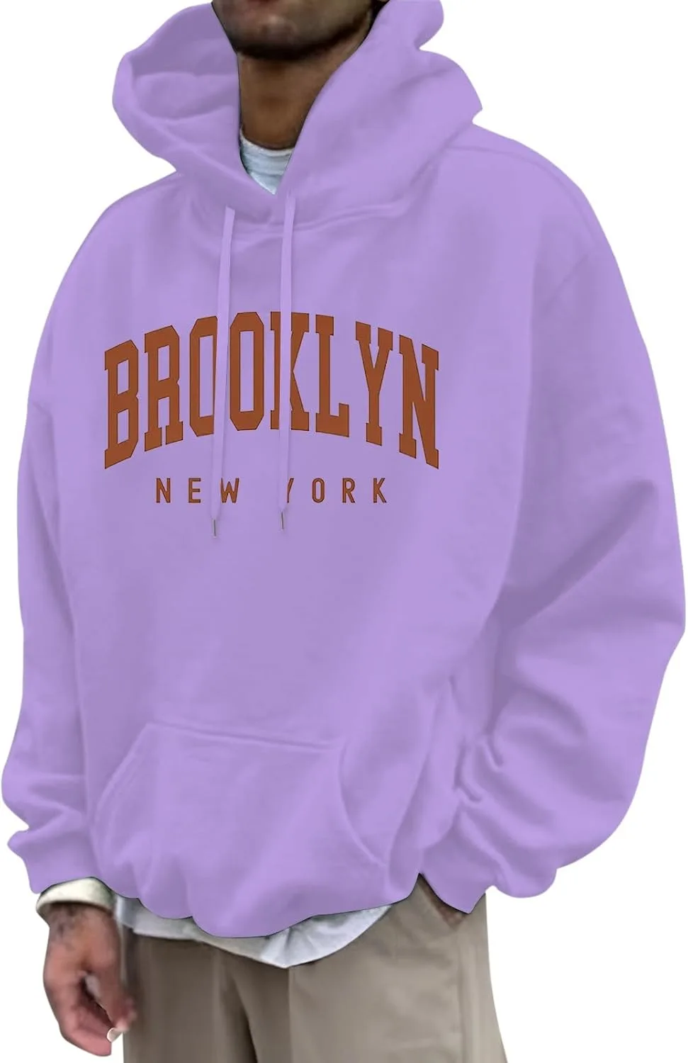 

Бруклин Нью-Йорк Varsity стиль Throwback оранжевый Grunge худи с кулиской