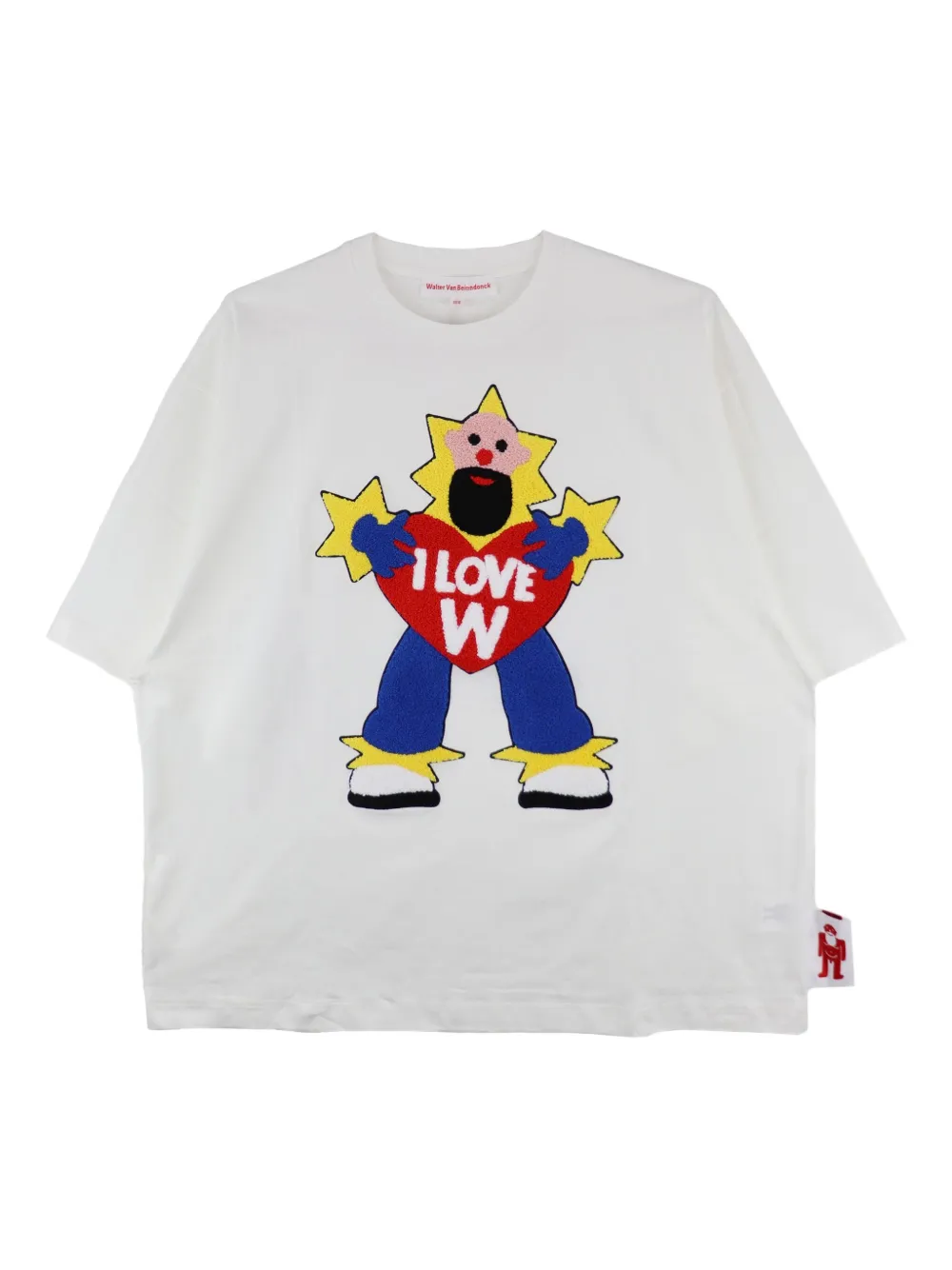 

Футболка I Love W Walter Van Beirendonck, белый