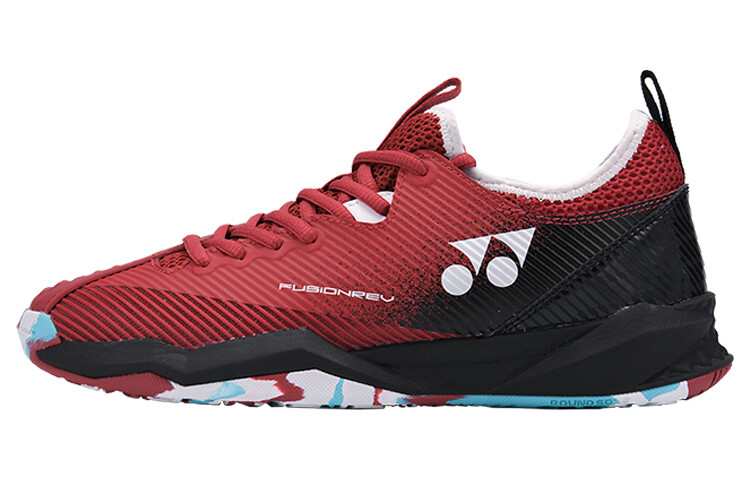 

Кроссовки YONEX Tennis Shoes Unisex Low-top Black/Red, черный/красный