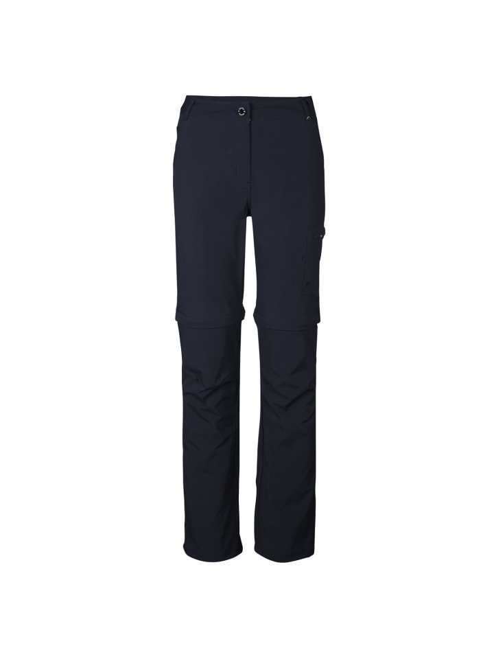

Брюки с застежкой-молнией, короткие, водоотталкивающие, темно-синего цвета Killtec
