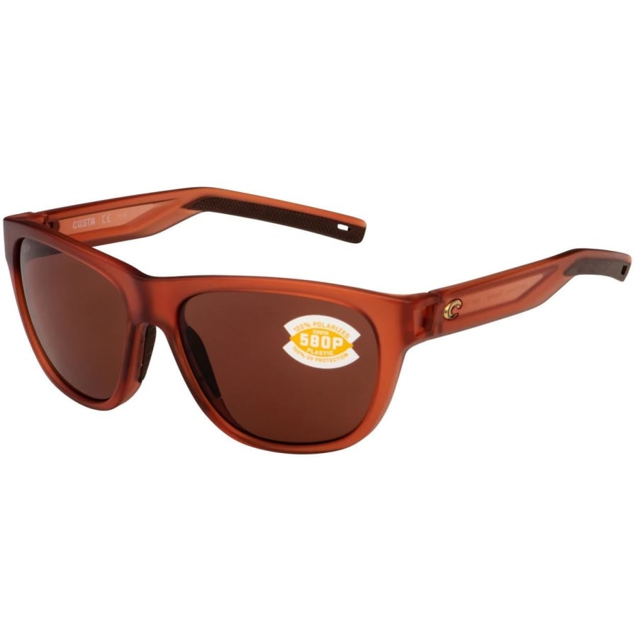 

Солнцезащитные очки унисекс Costa Del Mar Bayside Matte Coral Round Copper Lens BAY 194 OCP