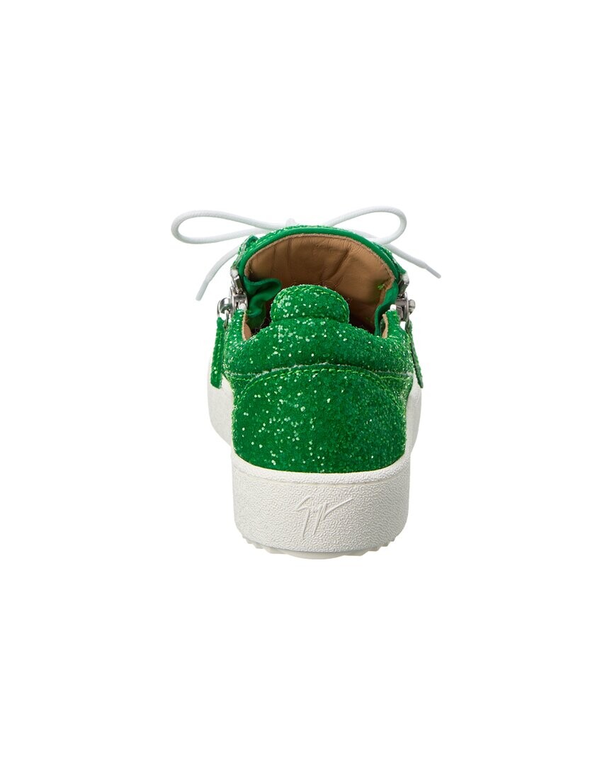 

Giuseppe Zanotti Блестящие кроссовки May London, зеленый