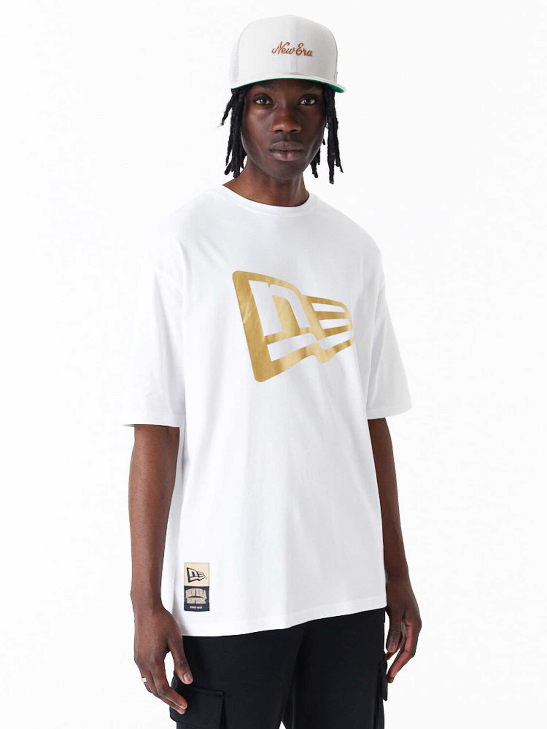 

Футболка New Era NE FLAG OS TEE, белый