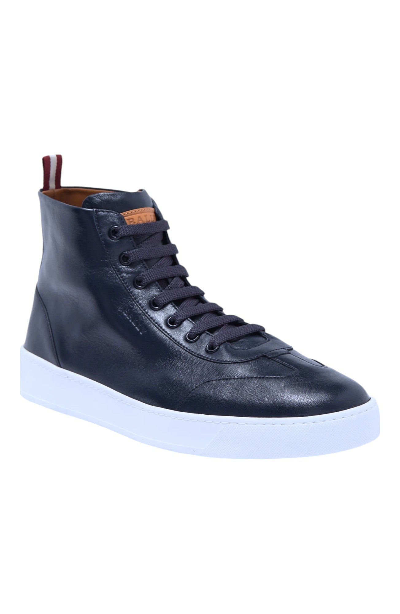 

Bally Bruce 6230481 Мужские высокие кожаные кроссовки чернильного цвета, размер 6 (США)