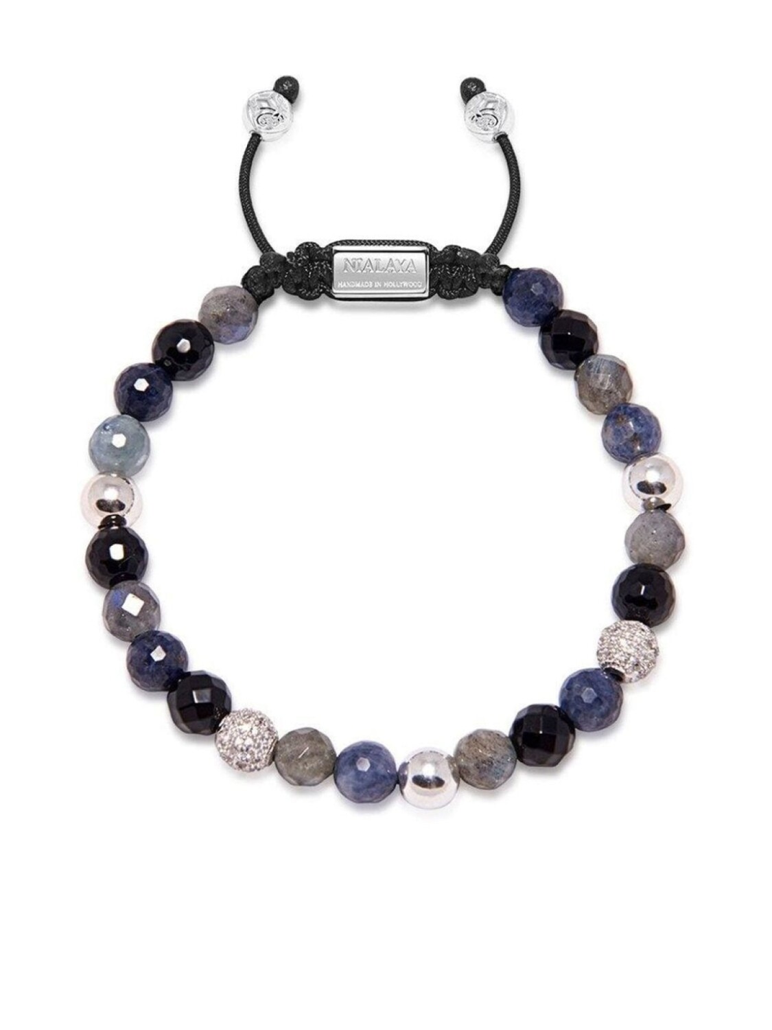 

Браслет с кулиской Nialaya Jewelry, черный