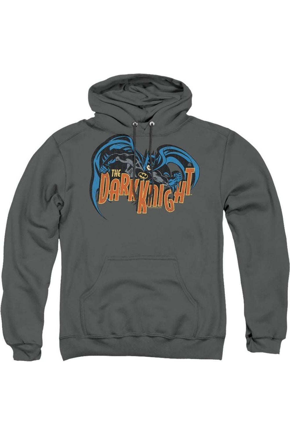 

Толстовка с капюшоном Batman Retro Dark Knight для взрослых Gildan, цвет charcoal