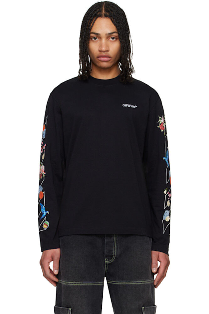 

Черная футболка Fresco Diag Skate Off-White