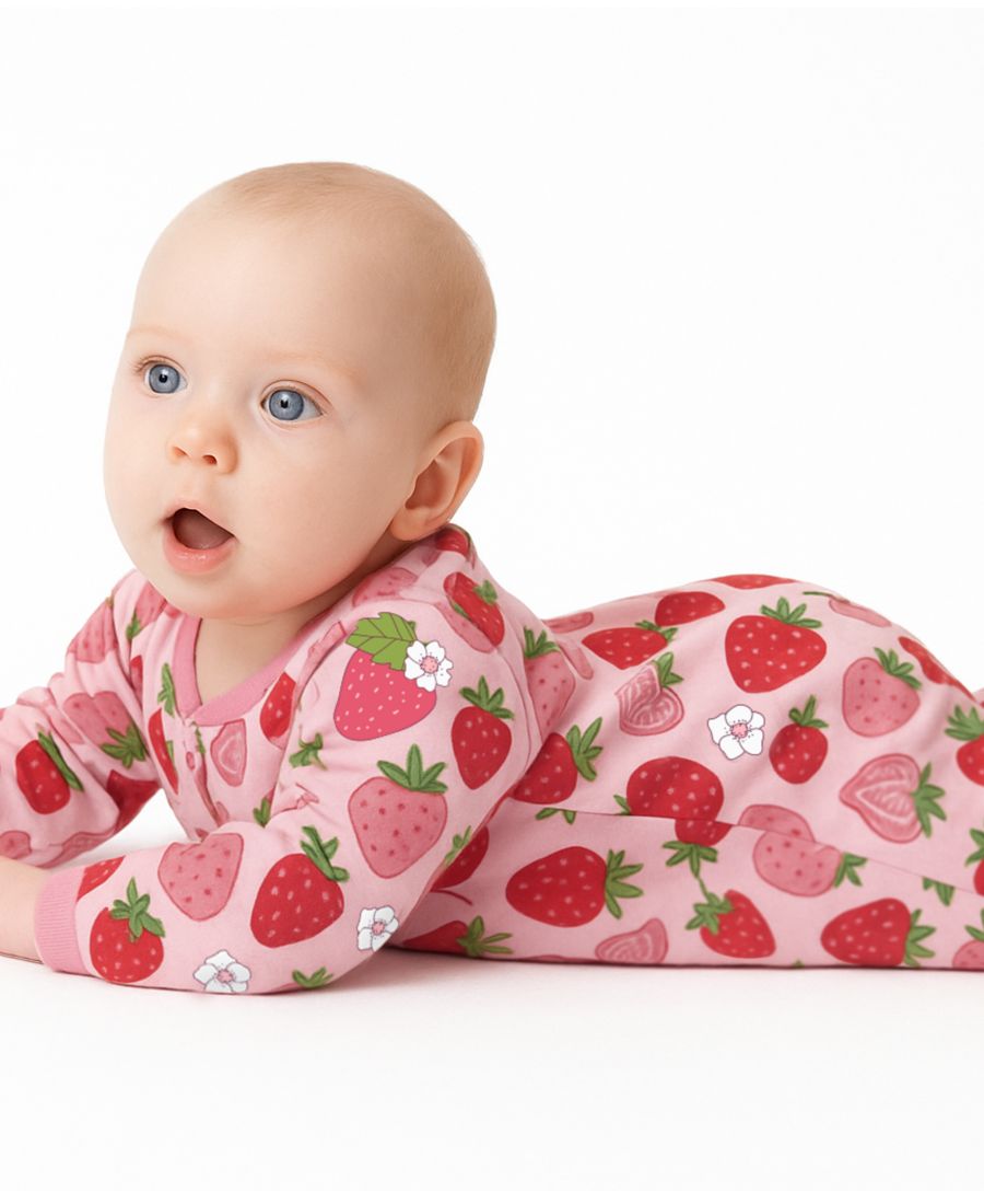 

Детский комбинезон для сна и игр Baby Girls Scout с двусторонней молнией и закрытыми ножками butterblu, Berry Best