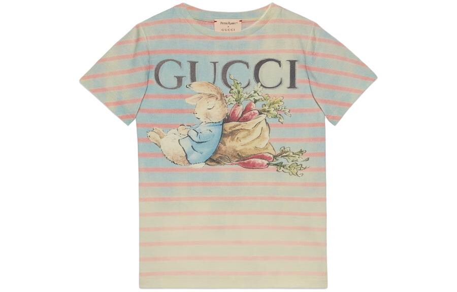 

Детская футболка Gucci, серый/белый