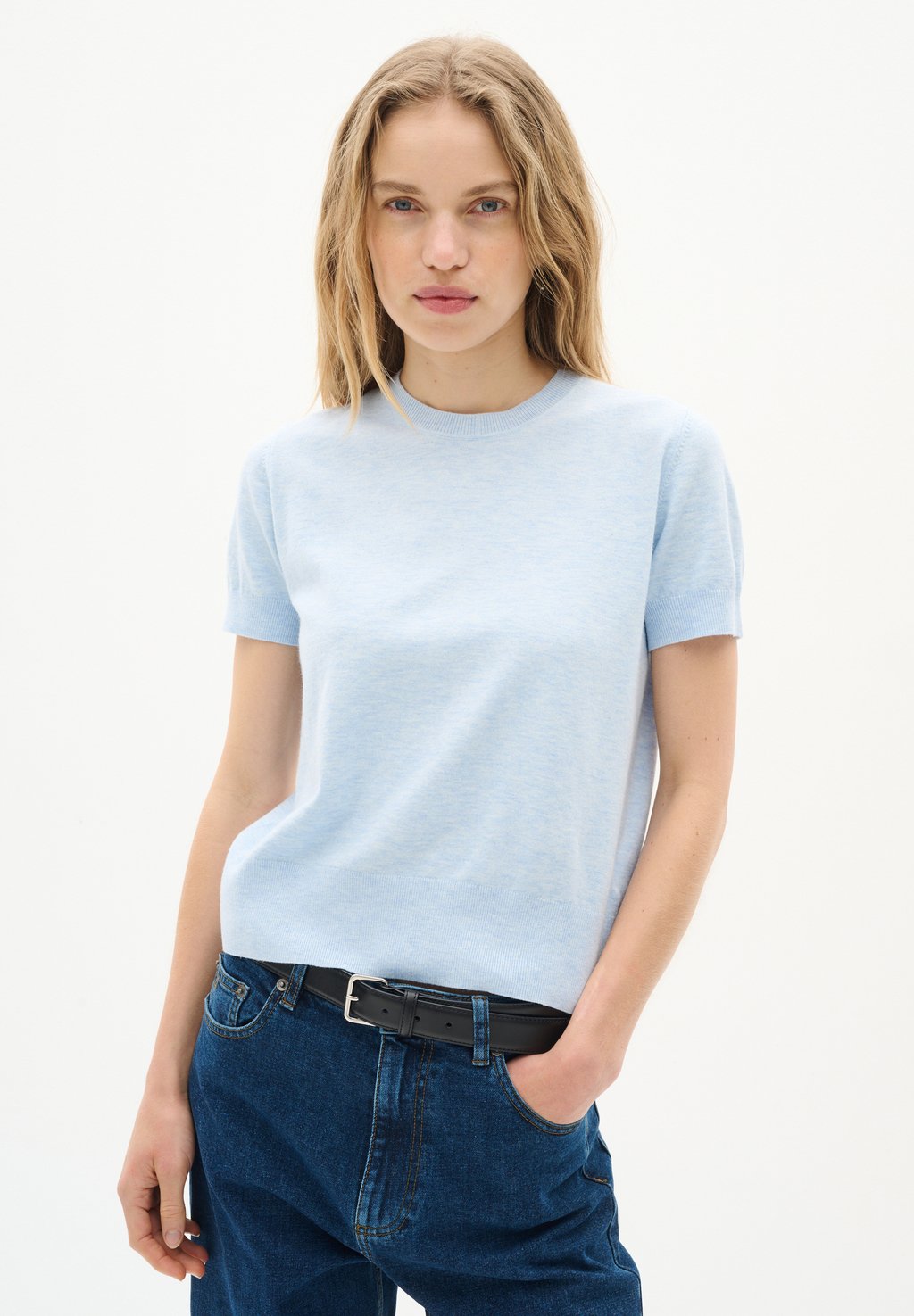 

Базовая футболка KELLSIE InWear, светло-голубой