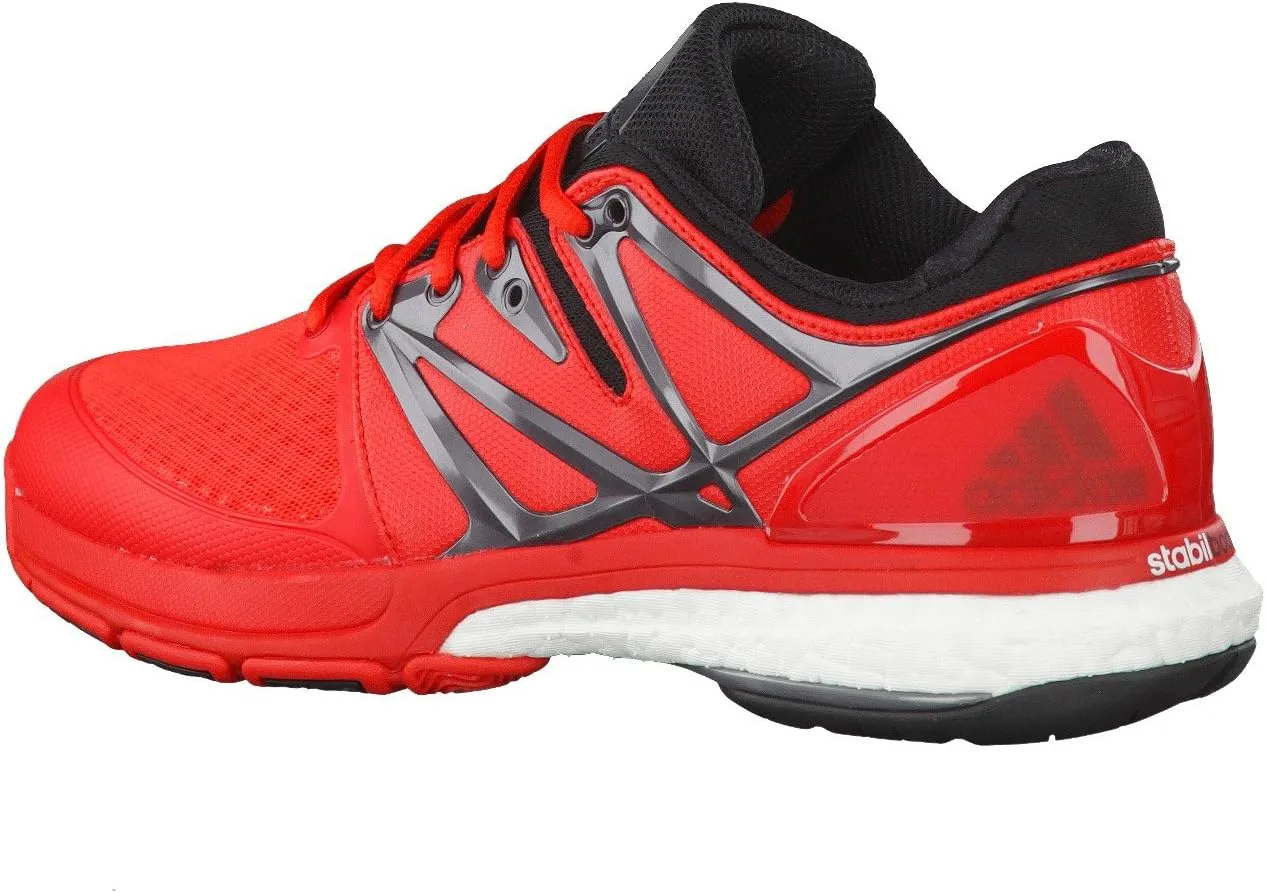 Мужские гандбольные кроссовки Adidas Stabil Boost, черный/красный — фото 3
