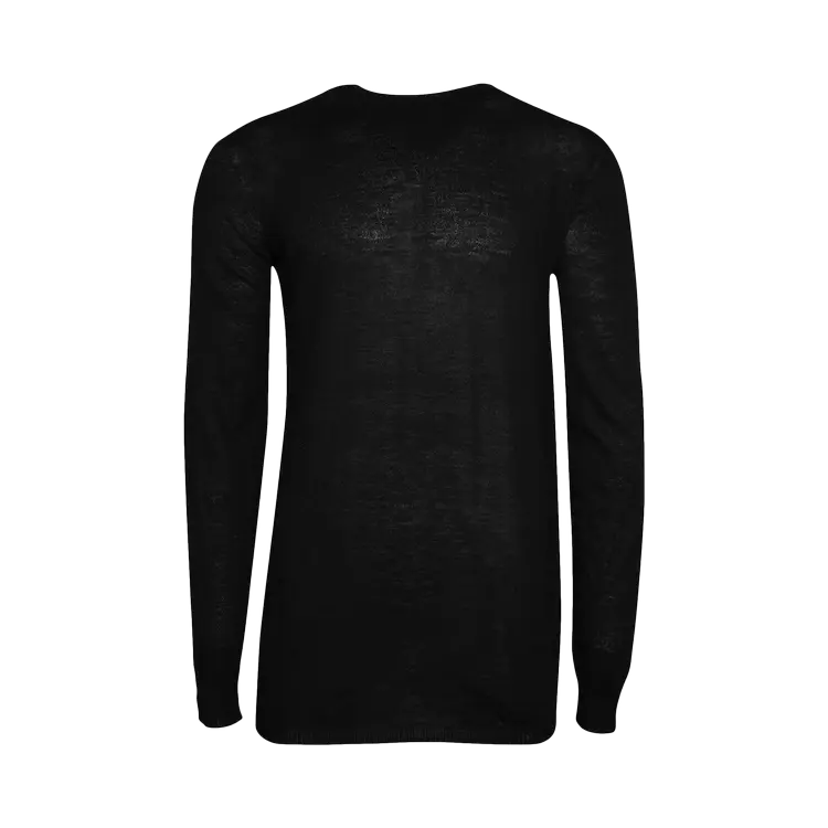 

Свитер Rick Owens Round Neck 'Black', черный