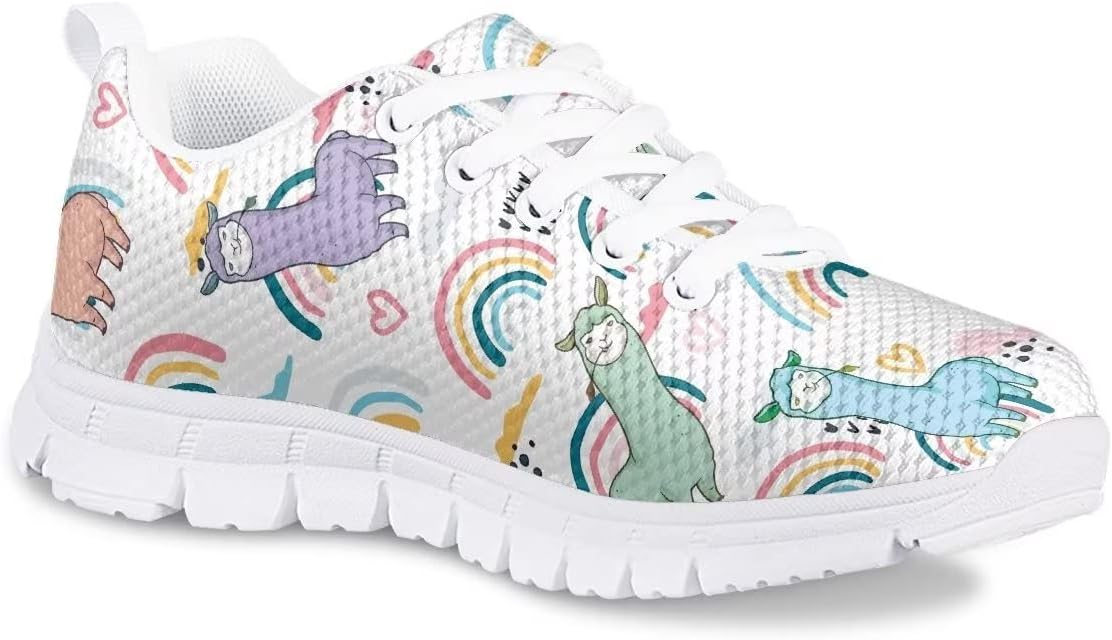 

Детские кроссовки Jeiento для мальчиков и девочек, теннисные, для прогулок и бега, легкие и дышащие, Llama