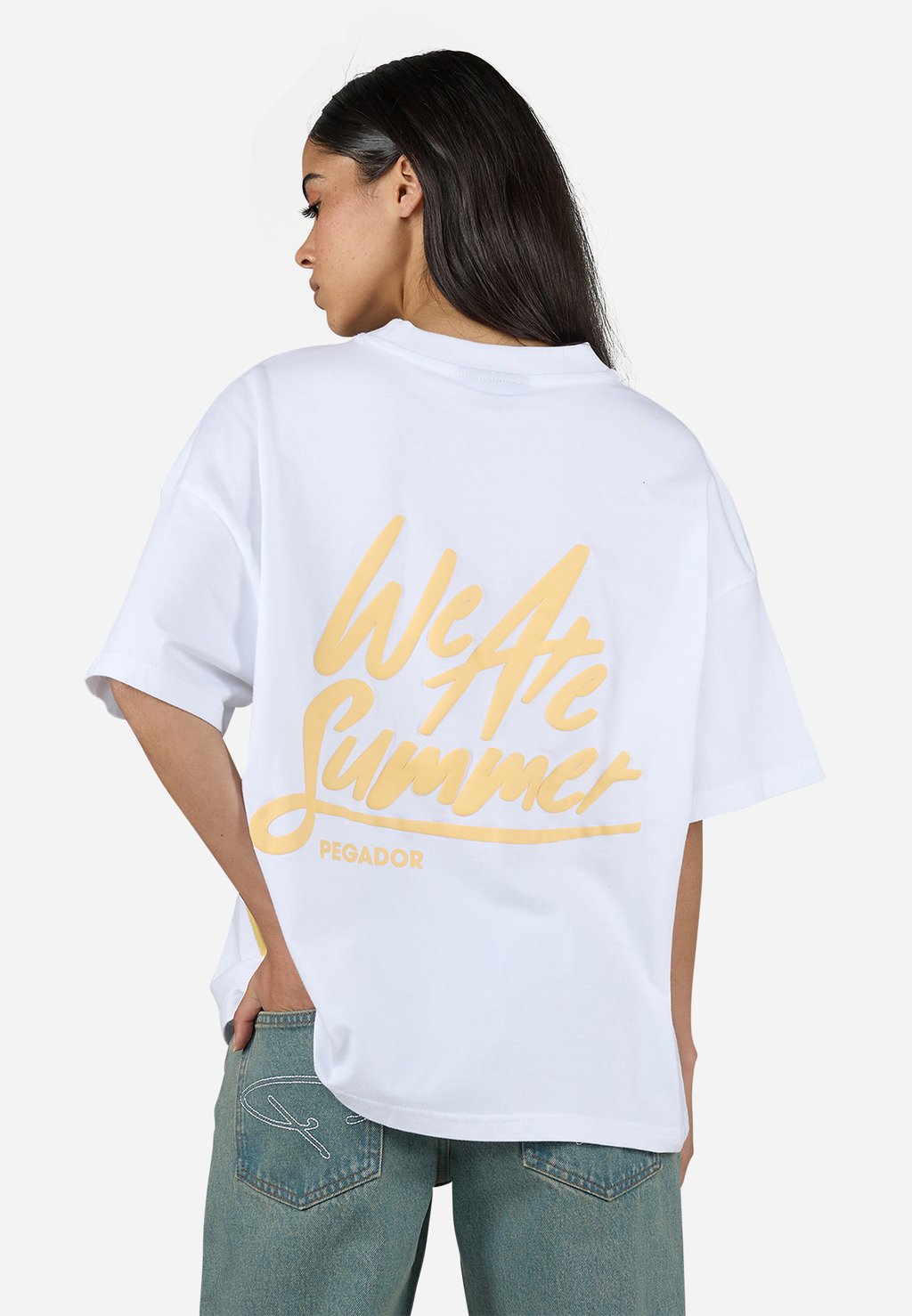 

Футболка с принтом GUNDA HEAVY OVERSIZED TEE Pegador, белый