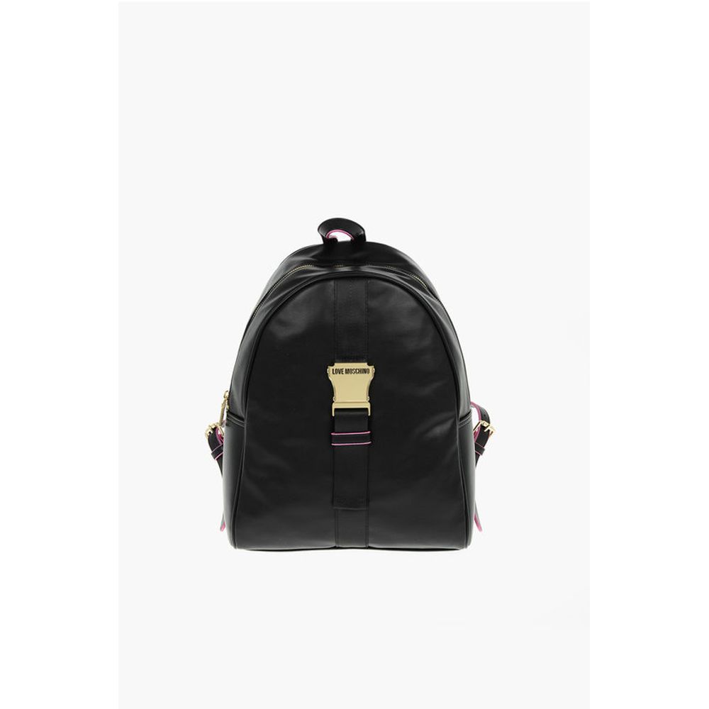 

Рюкзак SAFETY из искусственной кожи с логотипом LOVE Moschino, Black