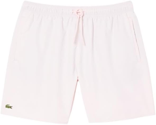 Мужские шорты Lacoste Core Collection Classic выше колена, Flamingo Pink/Green — фото 4