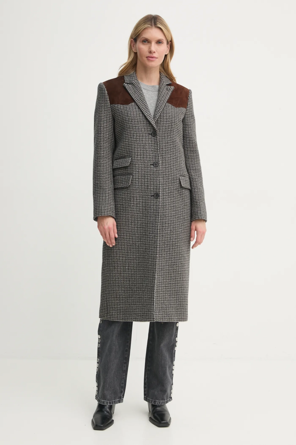 

Плащ The Kooples, серый