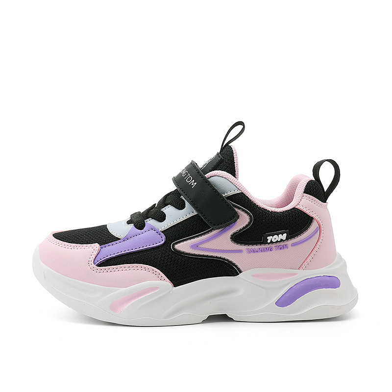 

Детские кроссовки для бега TALKING TOM, черный/розовый