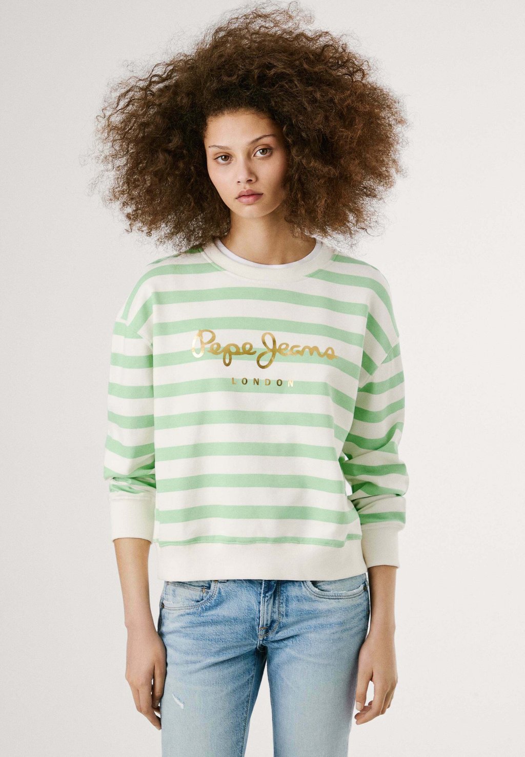 

Толстовка ANNA Pepe Jeans, зеленый