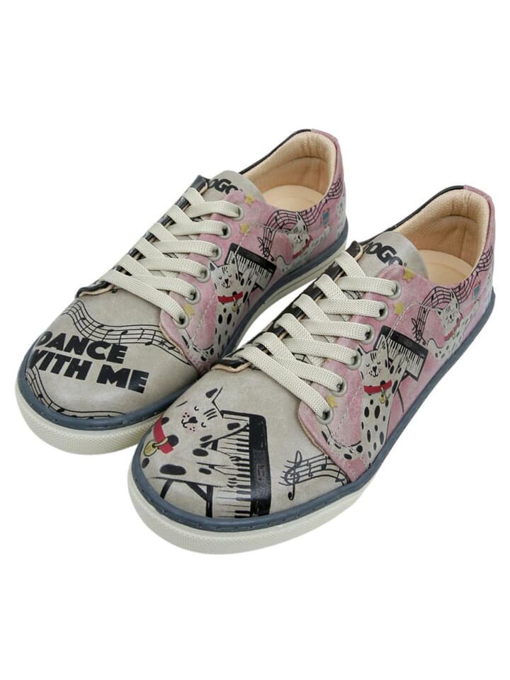Кроссовки на шнуровке Dogo Sneaker - Dance with Me 41, натуральный — фото 2