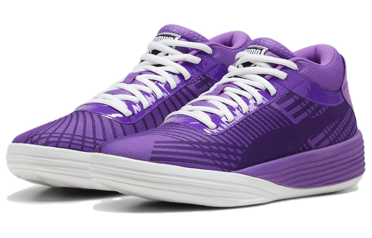 Баскетбольные кроссовки Puma Clyde All Pro унисекс, Фиолетовый — фото 3