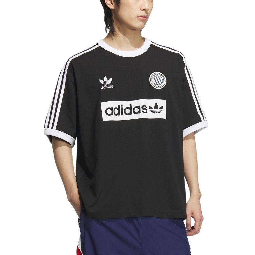 Футболка SS25 мужская Adidas Originals, черный — фото 3