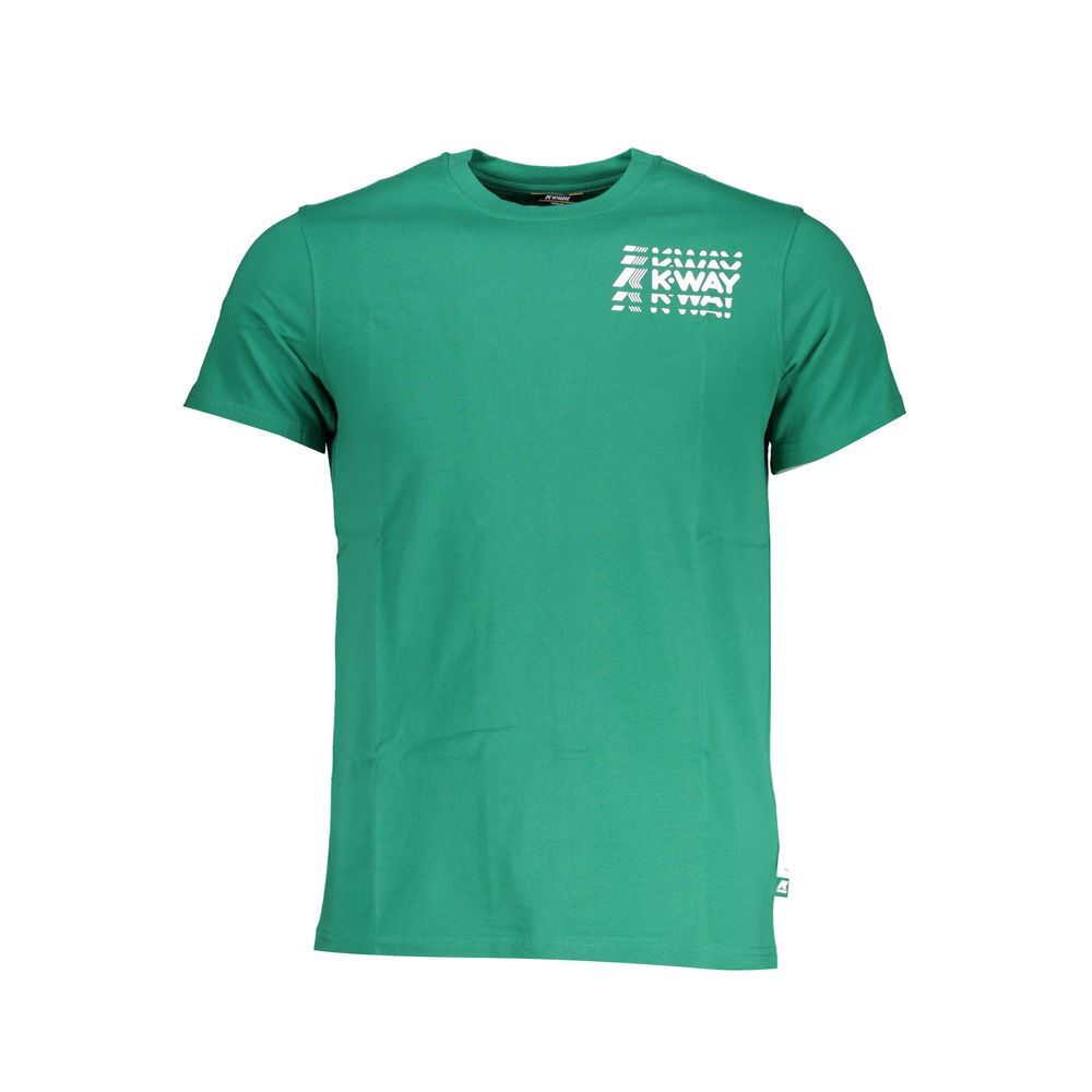 

Футболка Emerald Crewneck с логотипом и принтом K-Way, зеленый