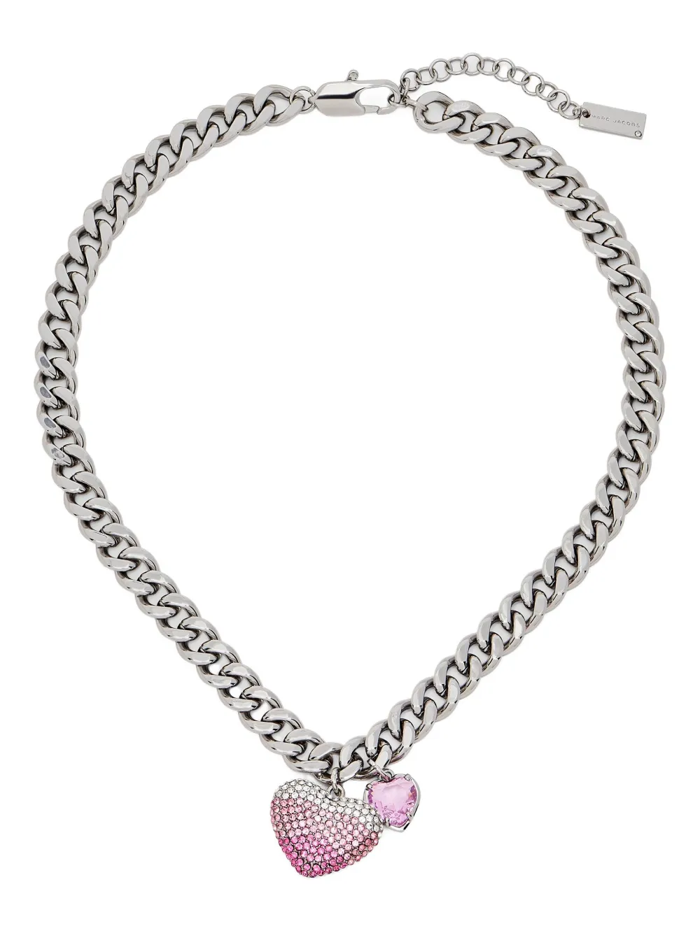 

Колье The Pave Ballon Heart MARC JACOBS, серебяный