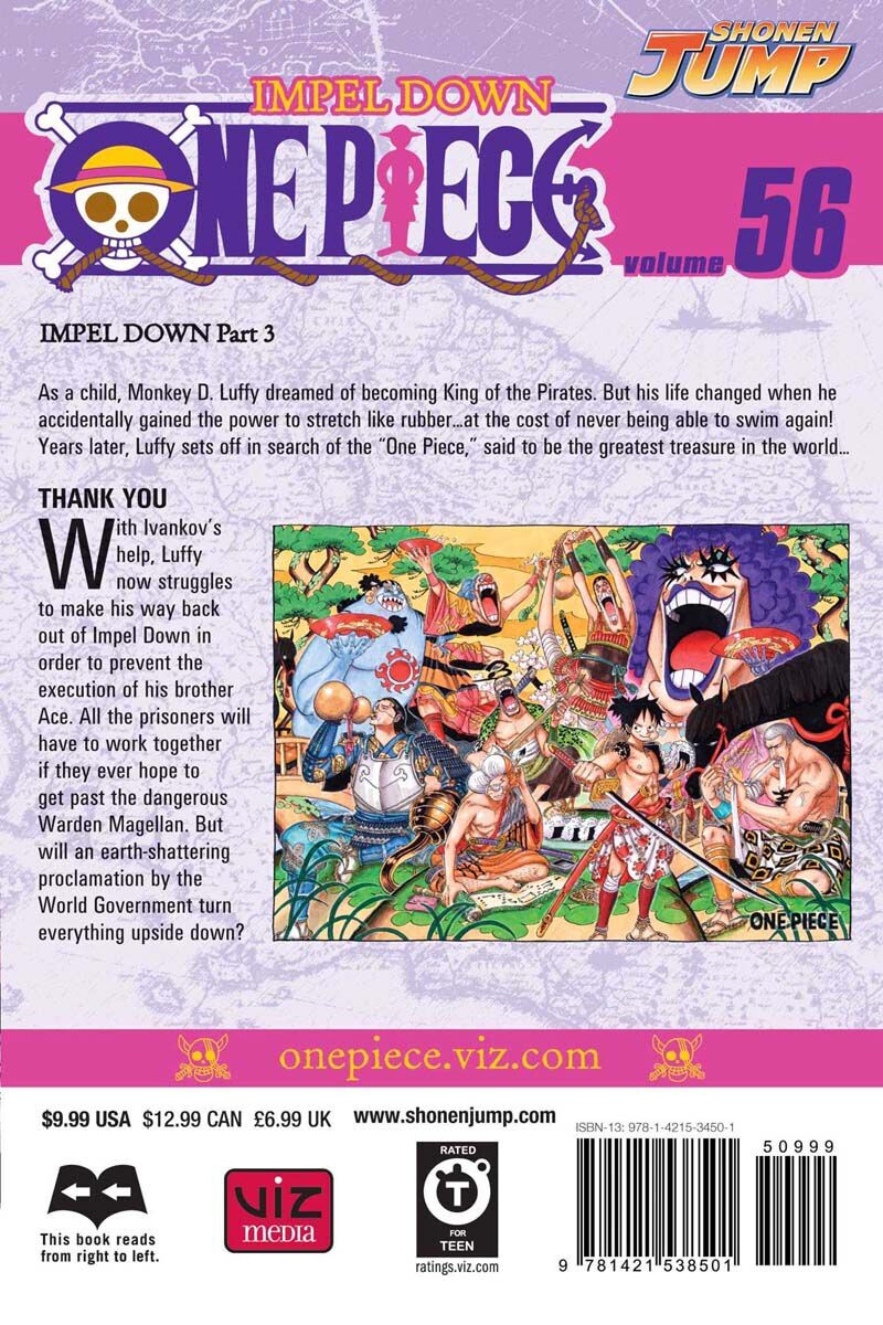 

Манга One Piece Manga Volume 56