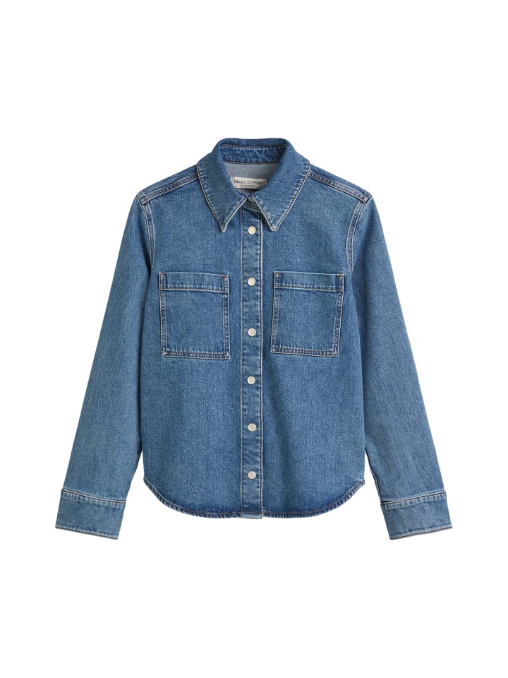 

Блузка Marc O'Polo, цвет deep mid blue wash