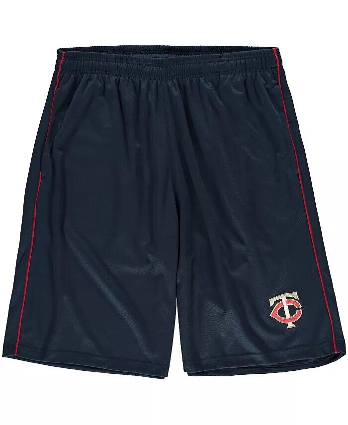 

Мужские темно-синие шорты из сетки Minnesota Twins Big and Tall Majestic