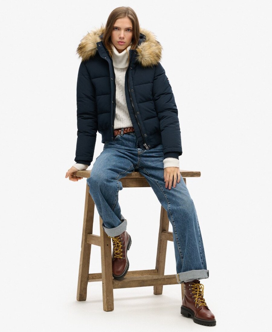 Куртка межсезонная Superdry Everest, зеленый — фото 3