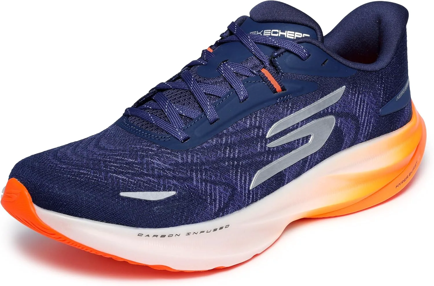 Мужские кроссовки Skechers Aero Spark, темно-синий/оранжевый — фото 2