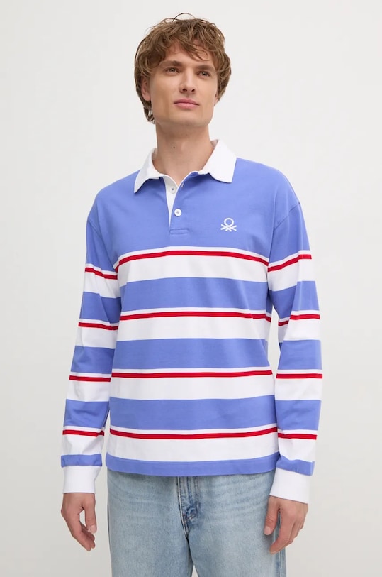 

Хлопковая водолазка United Colors Of Benetton, фиолетовый