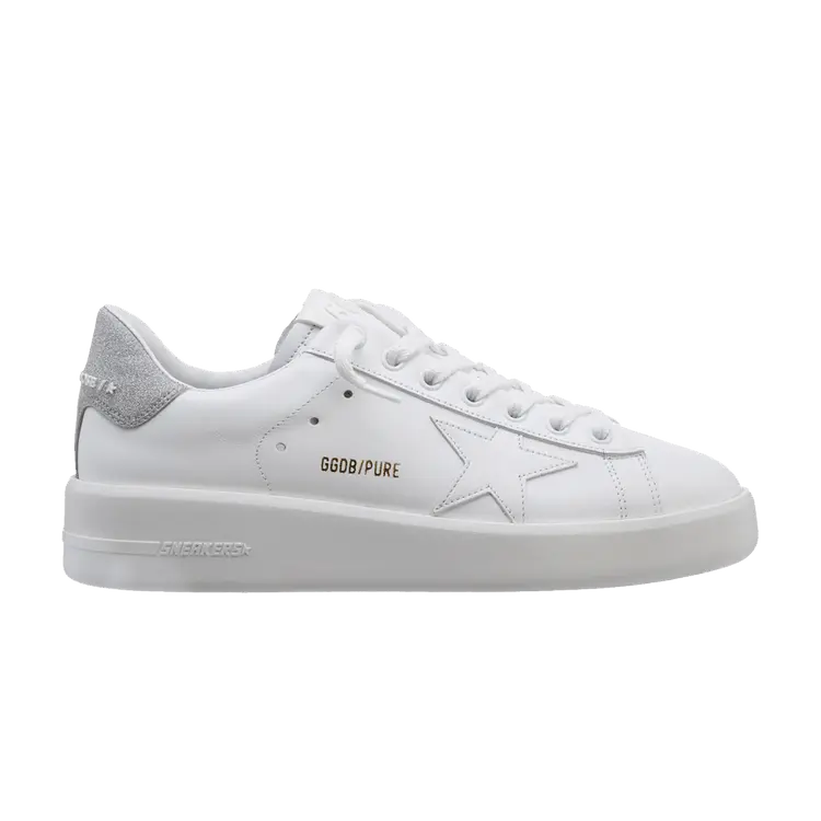 Кроссовки Golden Goose Wmns Purestar White Silver, белый
